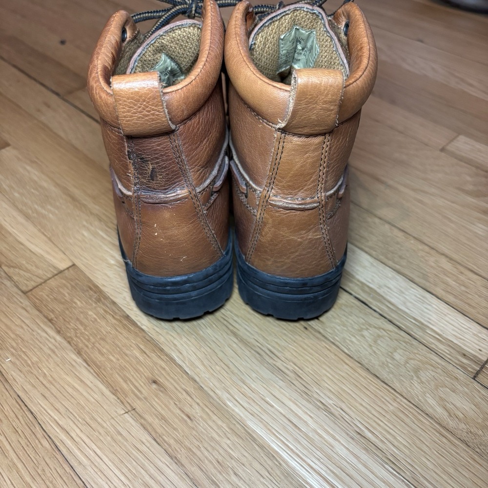 Wolverine Moc-Toe Chukka Shoe Men's 7 Brown Work boots Durable‎ Leather Lace Up - Picture 12 of 13